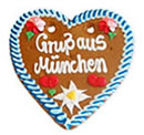  Oktoberfestherz - Gruss aus München